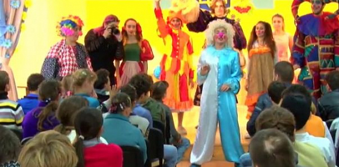 В Одессе девятиклассник устроил представление для «особенных» зрителей