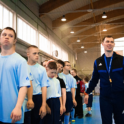 В Санкт-Петербурге прошла открытая тренировка по футболу для детей с синдромом Дауна