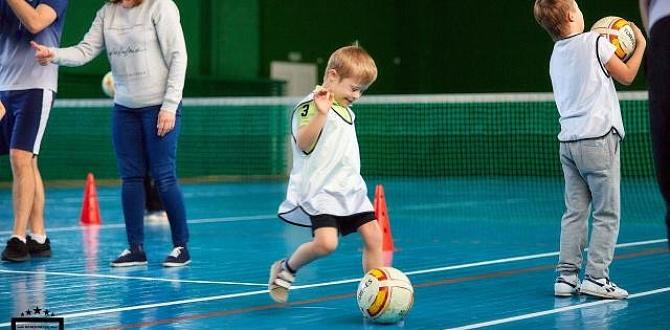 В Красноярске открылась группа по мини-футболу для детей с синдромом Дауна